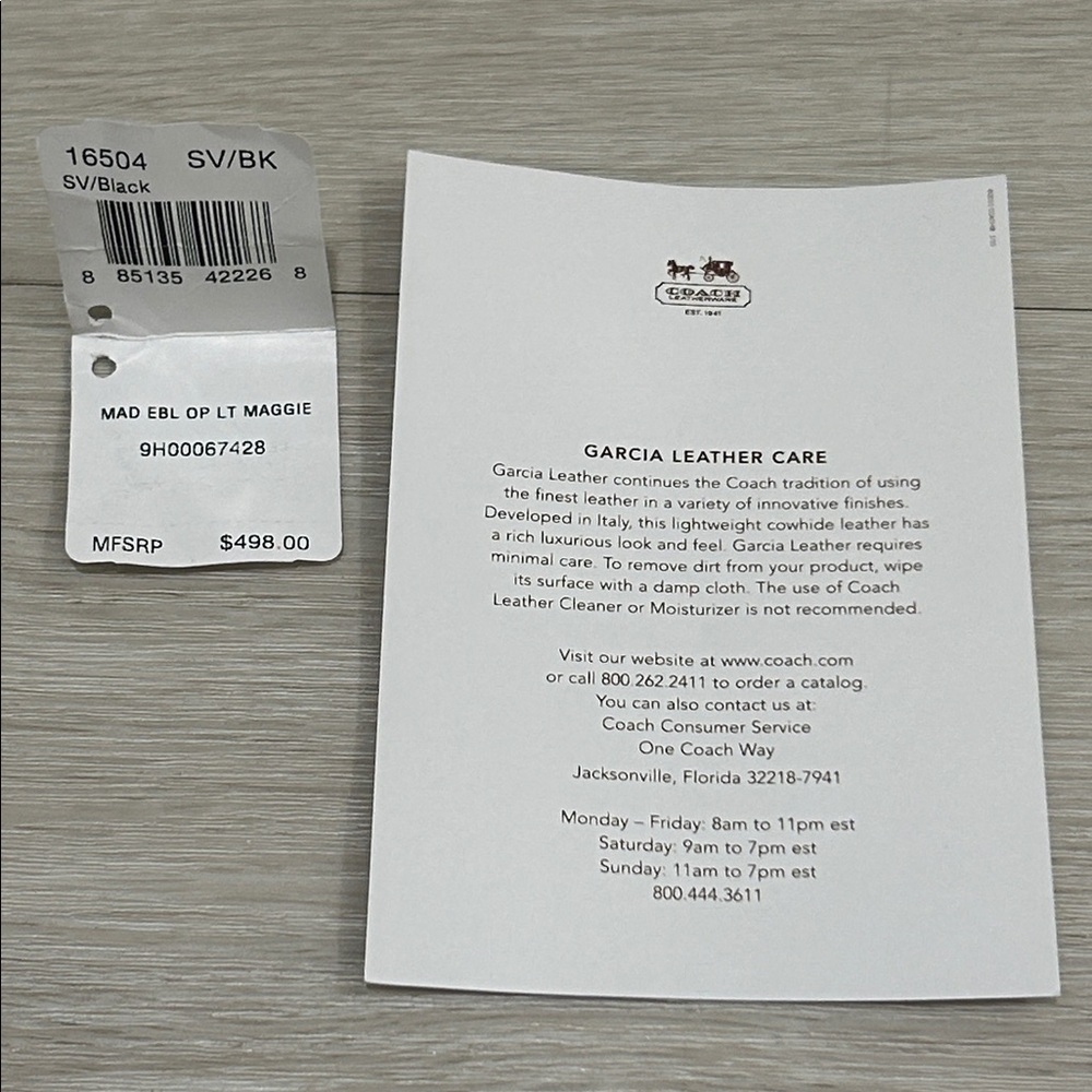 Coach (EUC) Madison Op Art Maggie Embellished Leather Shoulder Bag - Picture 16 of 17